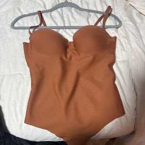 SKIMS Brown Bodysuit